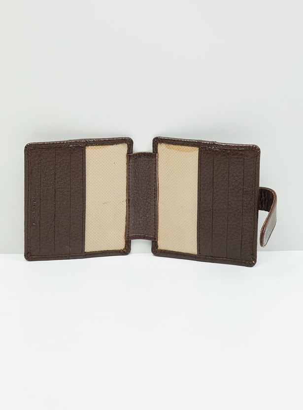 Men Textured Bi-Fold Wallet