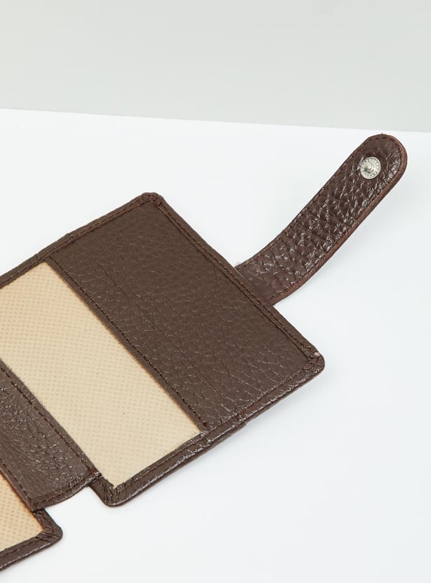 Men Textured Bi-Fold Wallet