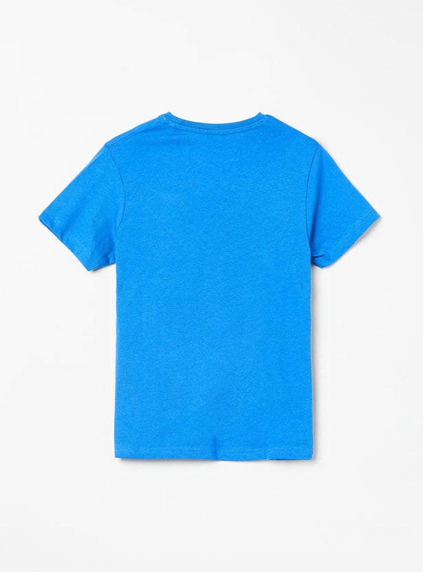 Boys Printed Crew Neck T-shirt