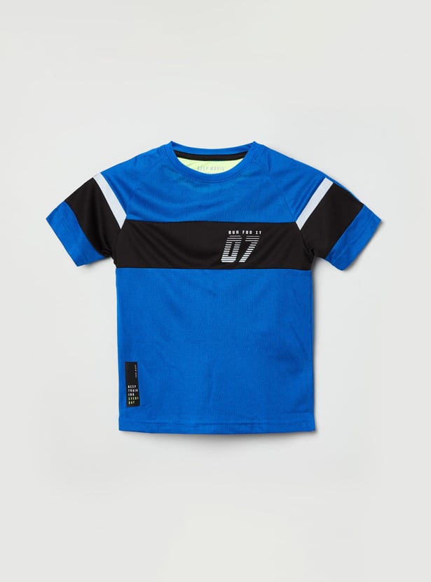 MAX Boys Printed Crew Neck T-Shirt
