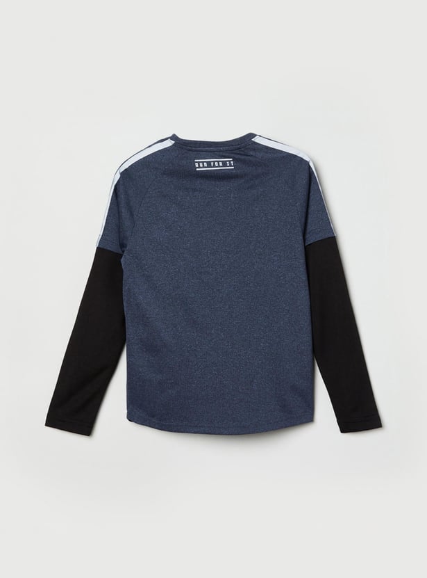 MAX Boys Printed Crew Neck T-shirt