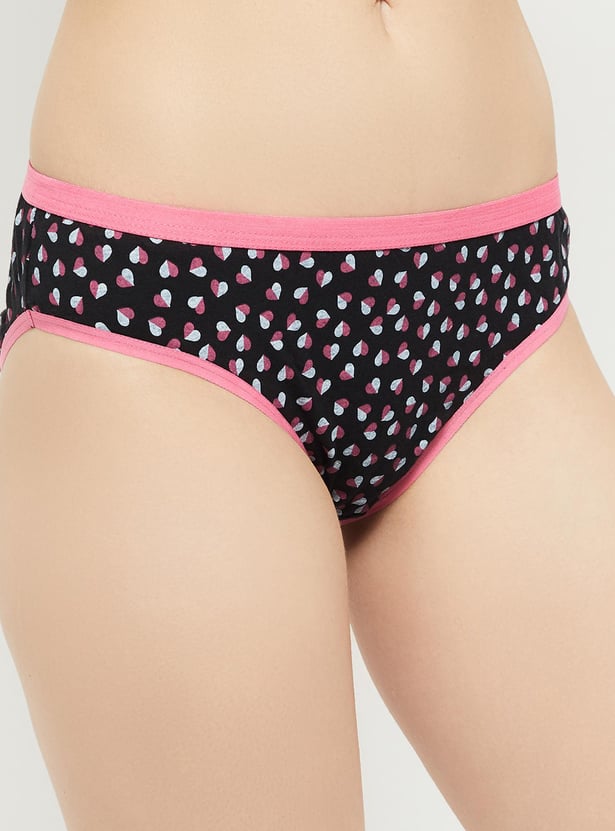 Printed Hipster Panties - Pack of 3