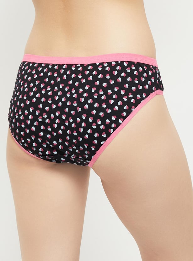 Printed Hipster Panties - Pack of 3