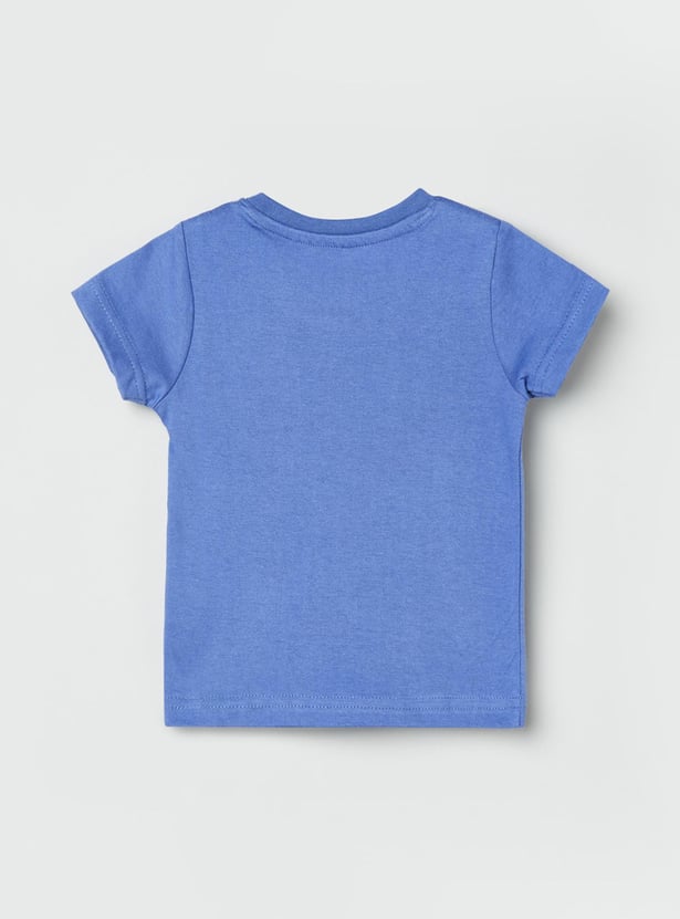 Boys Boys Printed Round Neck T-shirt
