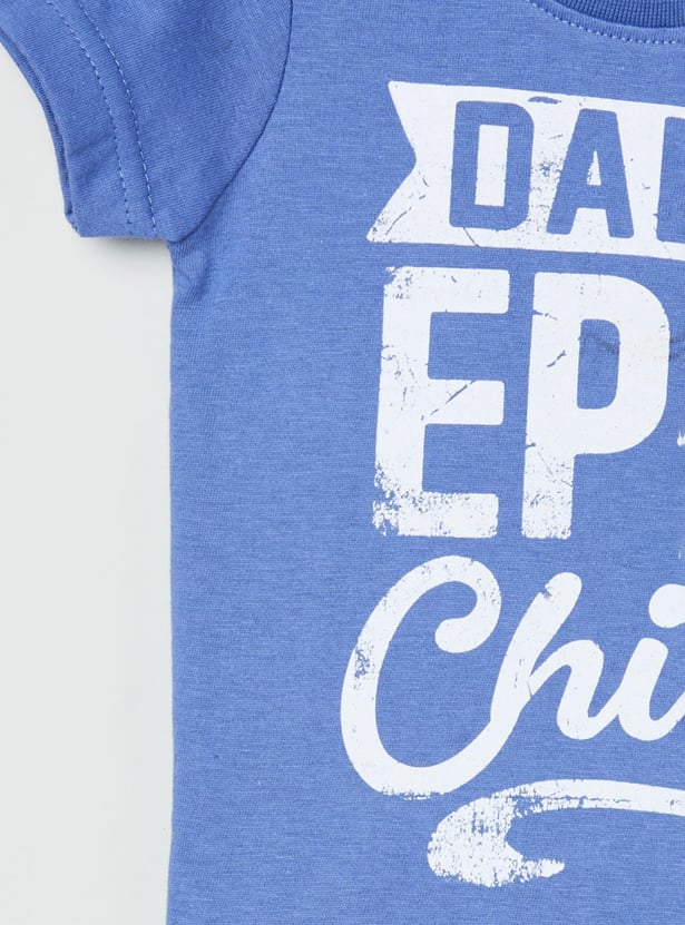 Boys Boys Printed Round Neck T-shirt