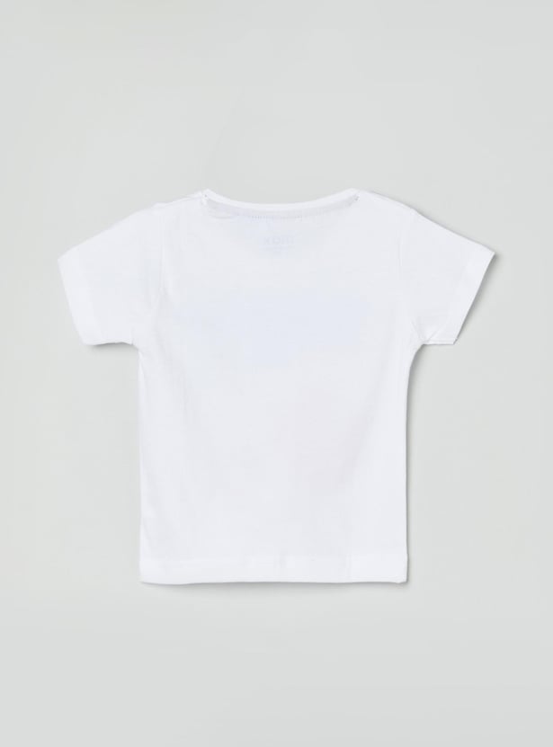 MAX Boys Typographic Print Crew Neck T-shirt