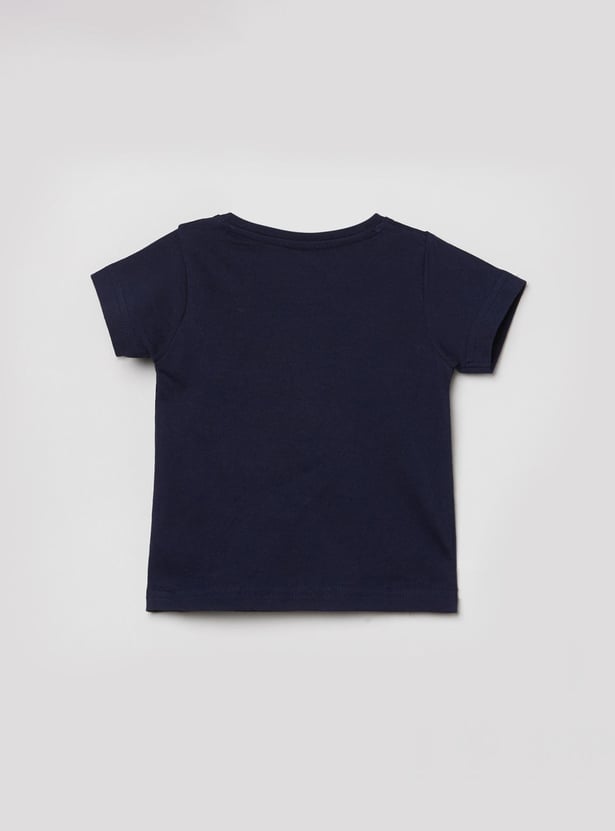 Boys Printed Crew Neck T-shirt