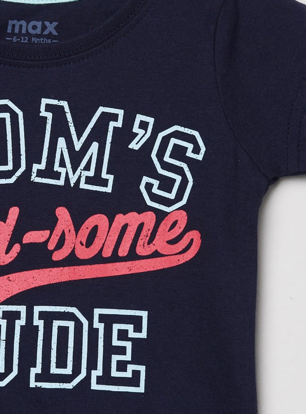 Boys Printed Crew Neck T-shirt