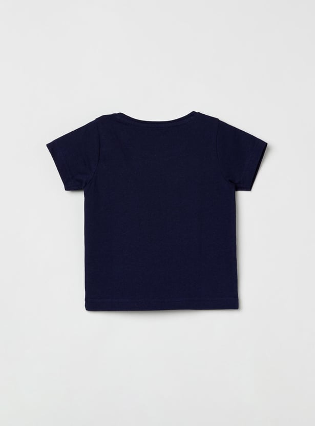 Boys Printed Crew Neck T-shirt
