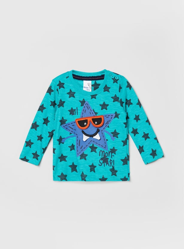 Boys Printed Crew Neck T-shirt