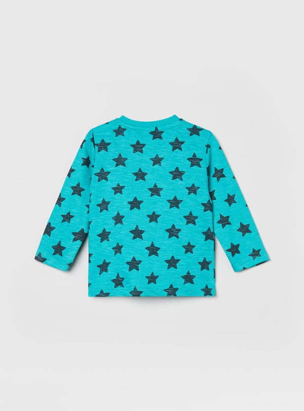 Boys Printed Crew Neck T-shirt