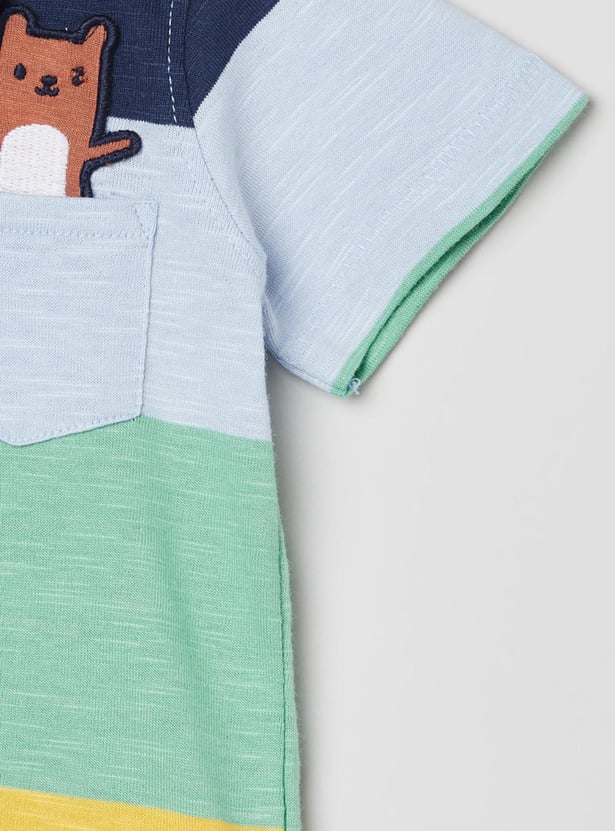 MAX Boys Colourblocked Polo T-shirt