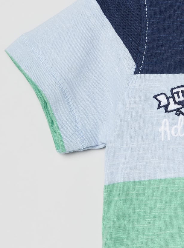 MAX Boys Colourblocked Polo T-shirt