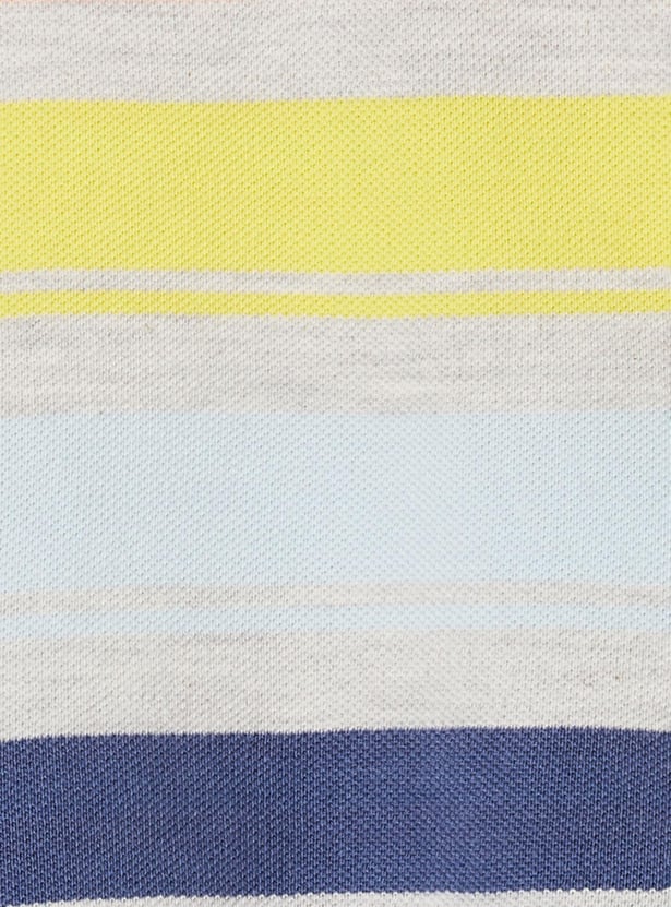Boys Colourblocked Polo T-shirt