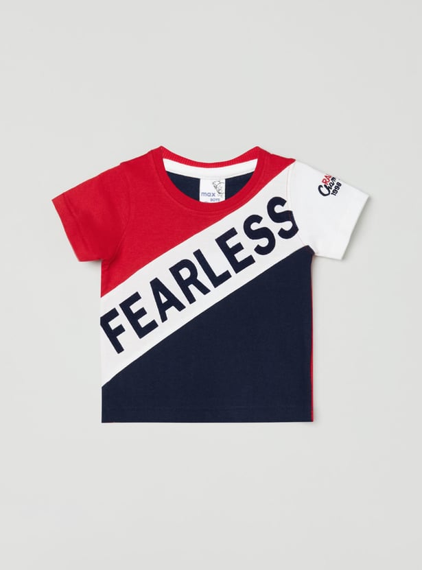 Boys Printed Crew Neck T-shirt