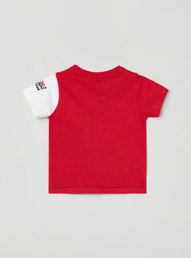 Boys Printed Crew Neck T-shirt