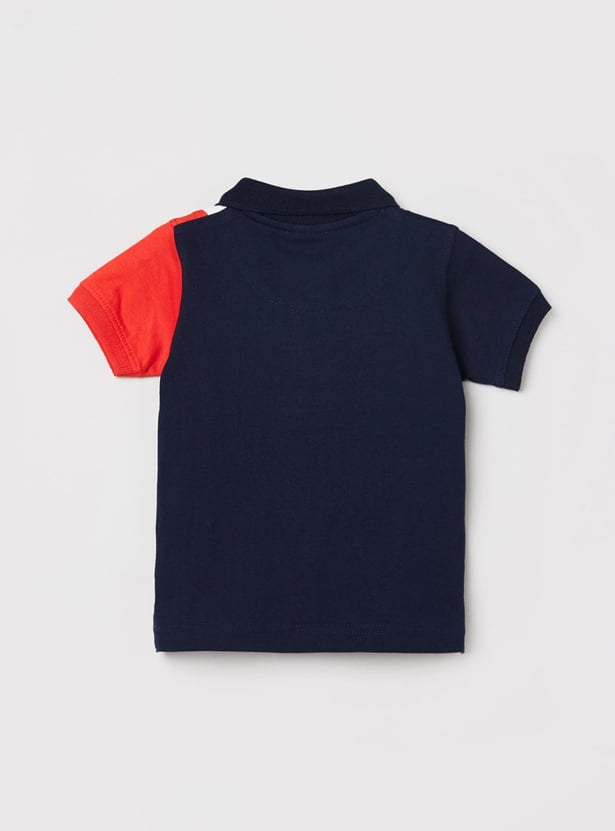 MAX Boys Colourblocked Polo T-shirt