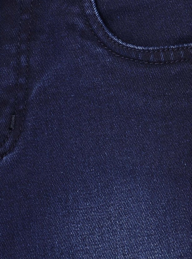 MAX Boys Stonewashed Slim Fit Jeans