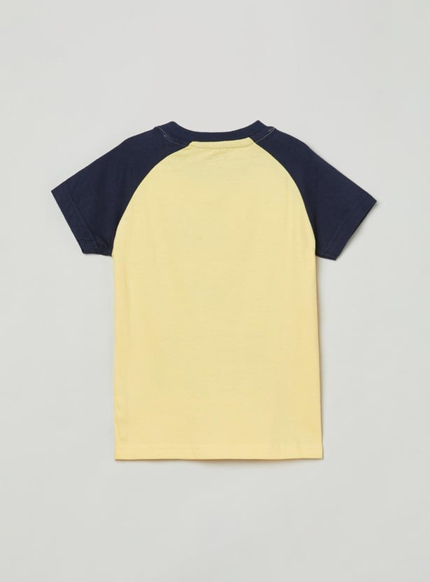 Boys Printed Crew Neck T-shirt