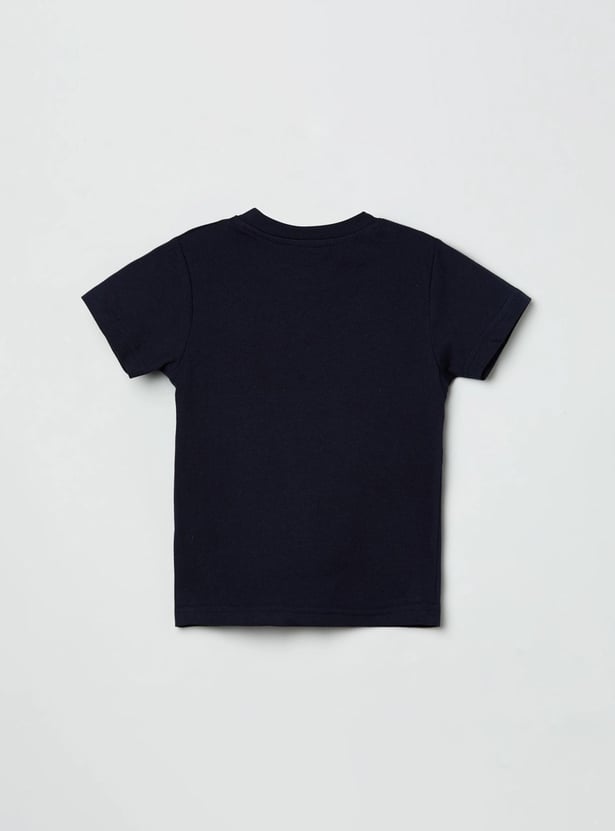 MAX Boys Printed Crew Neck T-shirt