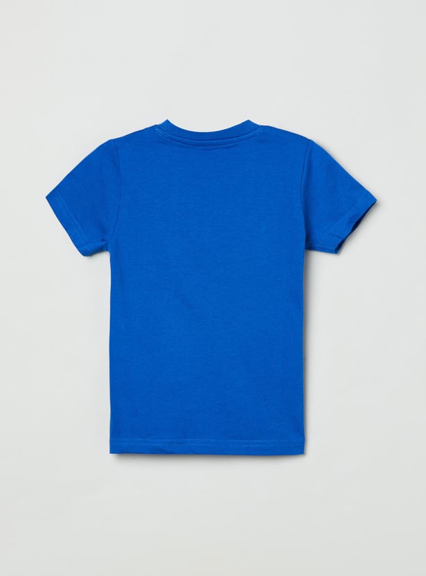 Boys Printed Crew Neck T-shirt