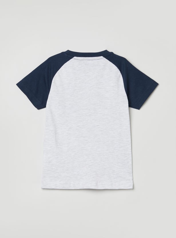 Boys Graphic Print Crew Neck T-shirt