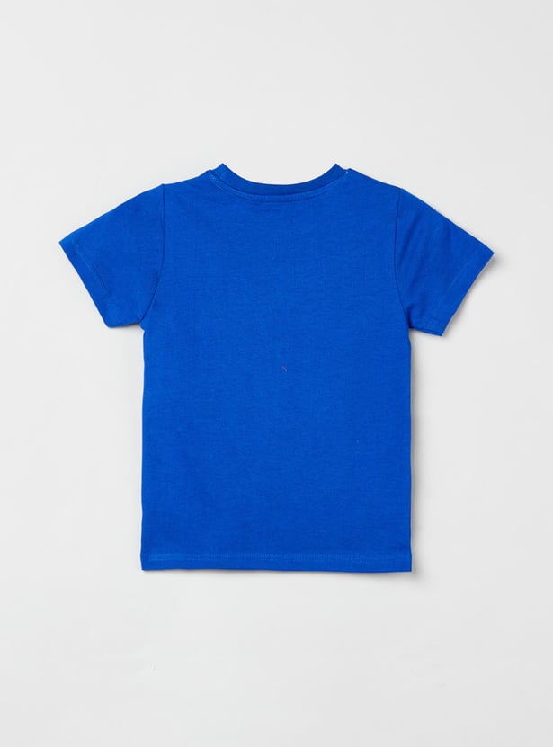 Boys Printed Crew Neck T-shirt