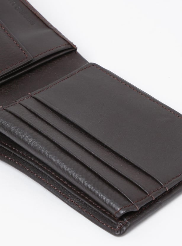 Men Striped Bi-Fold Wallet