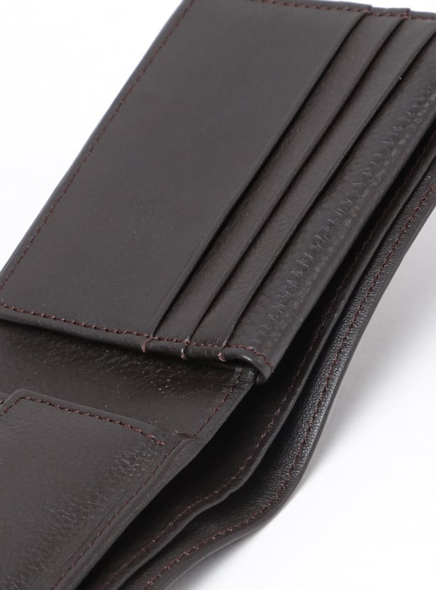 Men Striped Bi-Fold Wallet