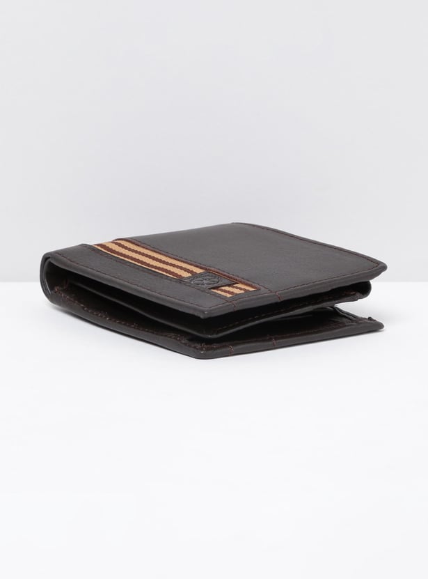 Men Striped Bi-Fold Wallet