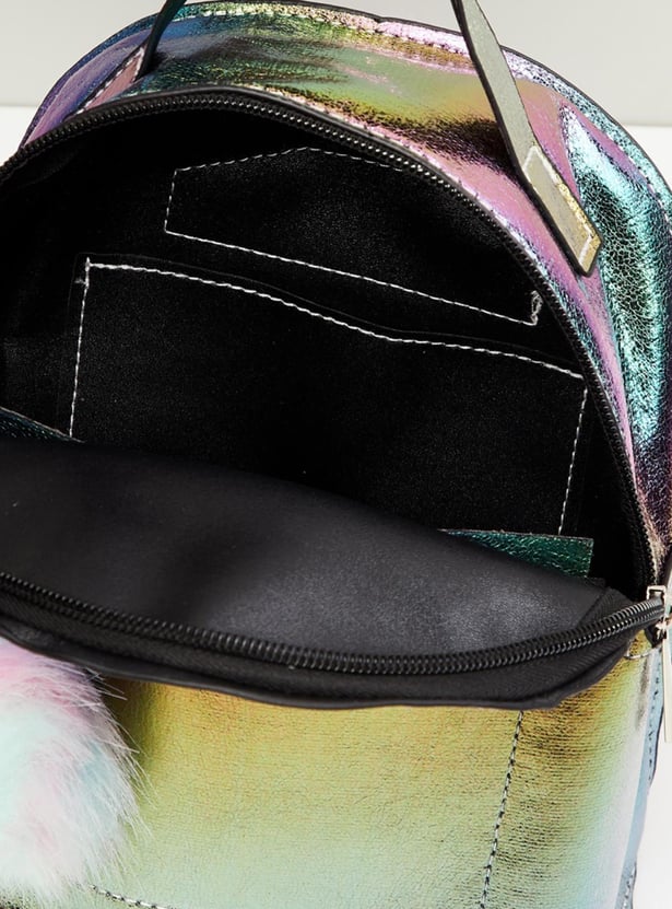 Girls Printed Zip-closure Backpack