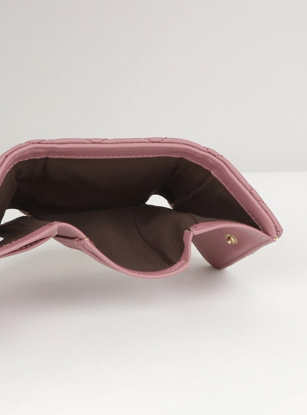 MAX Women Embroidered Three-Fold Wallet