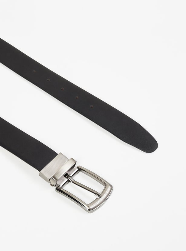 Men Solid Reversible Formal Belt