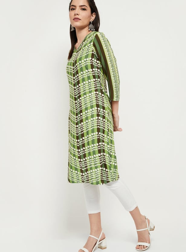 Women Printed Straight Kurta