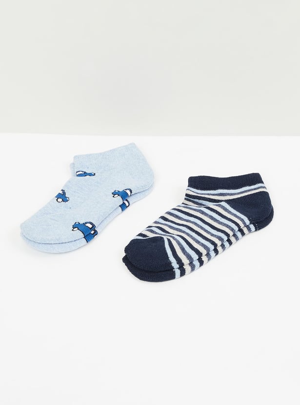 Boys Printed Socks-Pack of 2