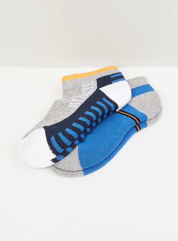 MAX Boys Textured Knit Socks - Pack of 2