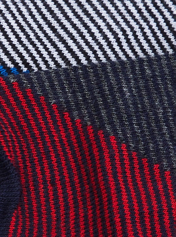 MAX Boys Striped Ankle Length Socks