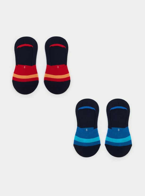 Boys Striped Footlet - Pack of 2 