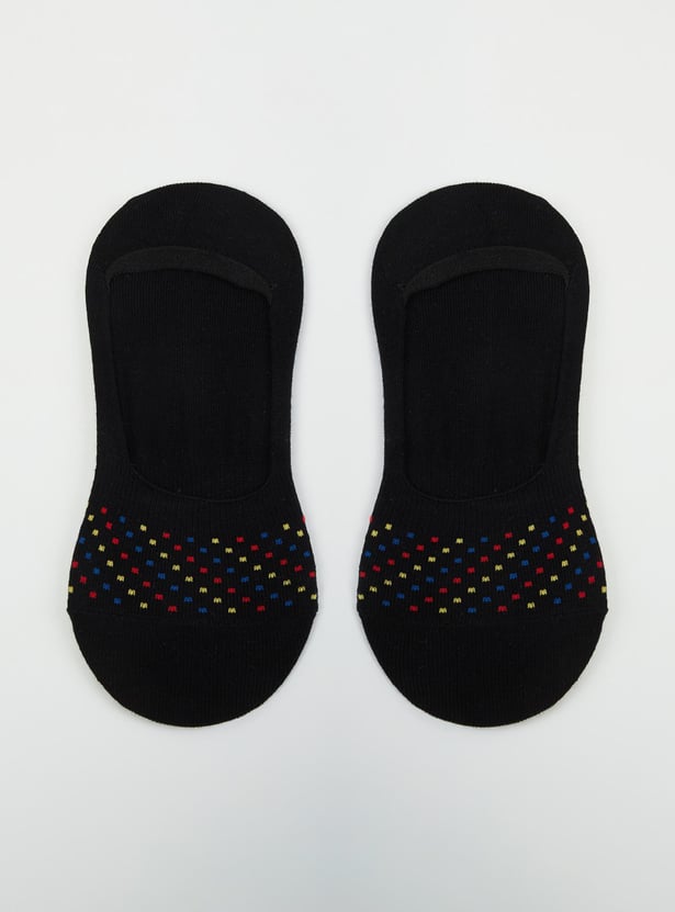 MAX Women Printed Footlet Socks - Pack Of 3