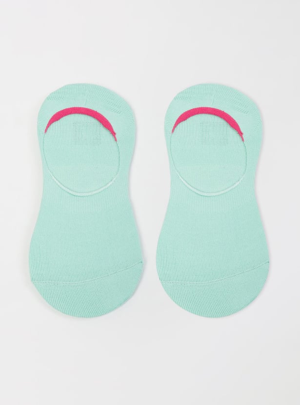 Women Printed No-Show Socks - Set of 3