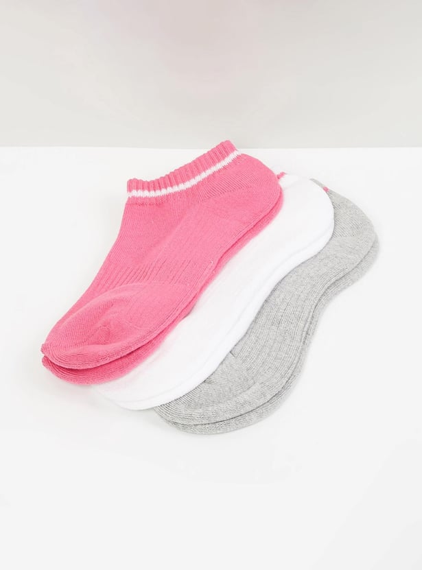 Women Jacquard Patterned Socks-Pack of 3