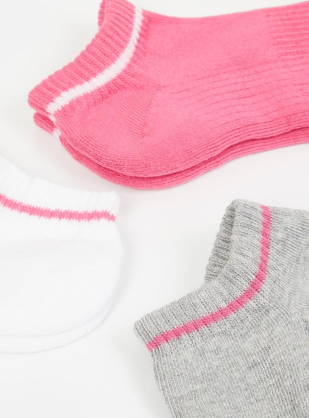 Women Jacquard Patterned Socks-Pack of 3