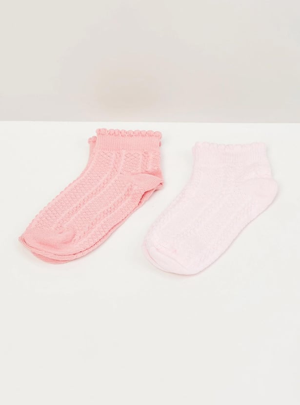 Girls Patterned Socks - Pack of 2