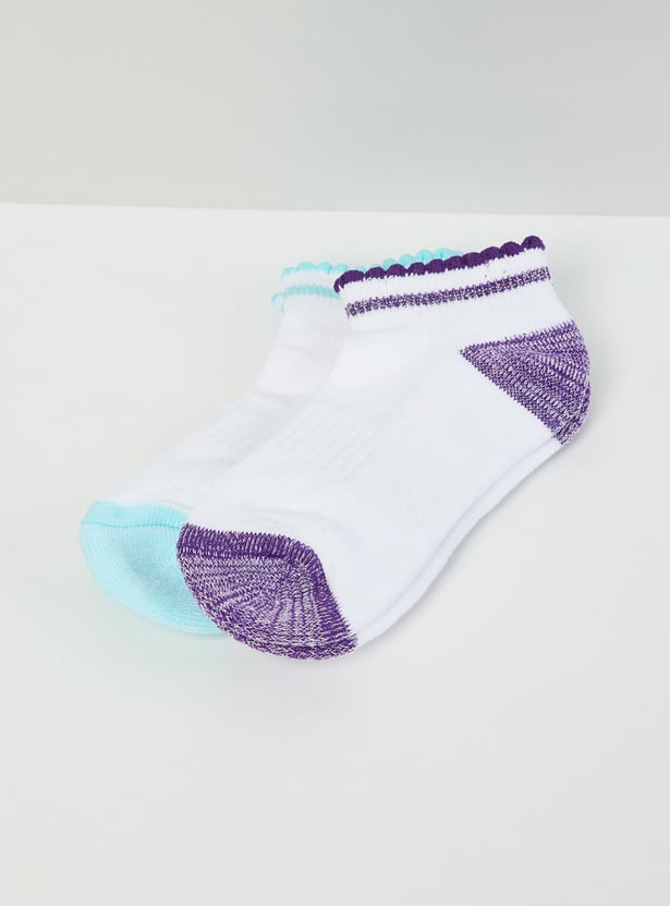 Girls Colorblocked Socks- Pack of 2