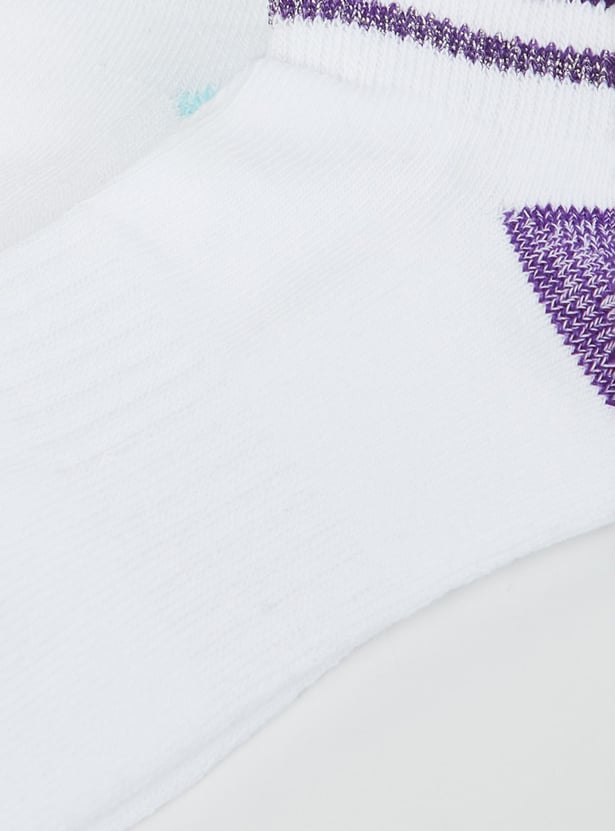 Girls Colorblocked Socks- Pack of 2
