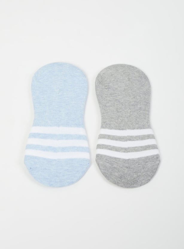 Girls Striped Socks- Pack of 2