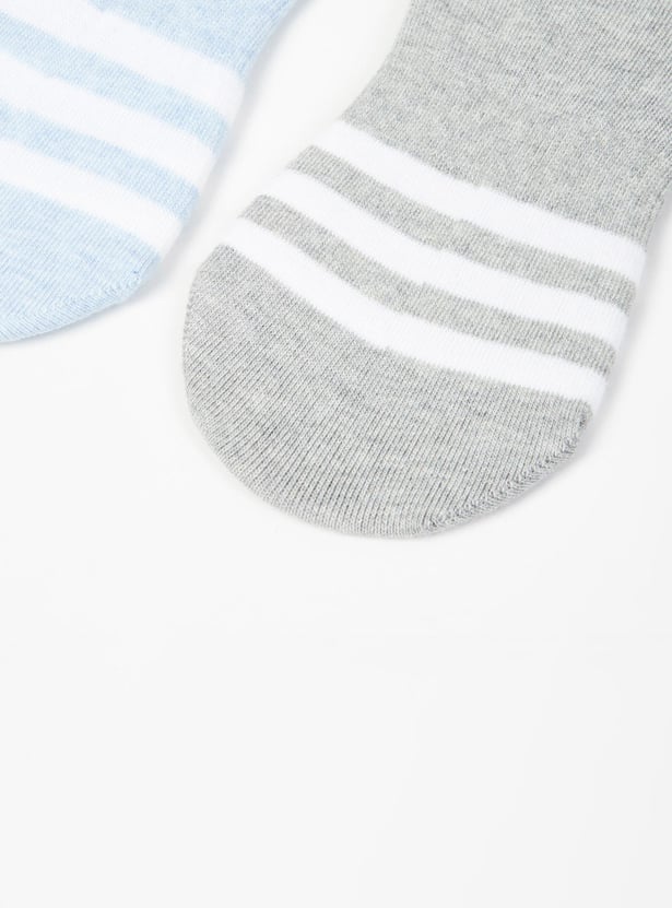 Girls Striped Socks- Pack of 2