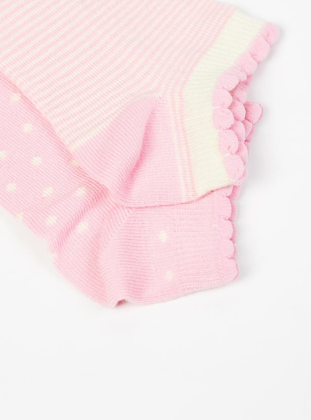 Girls Patterned Socks- Set of 2