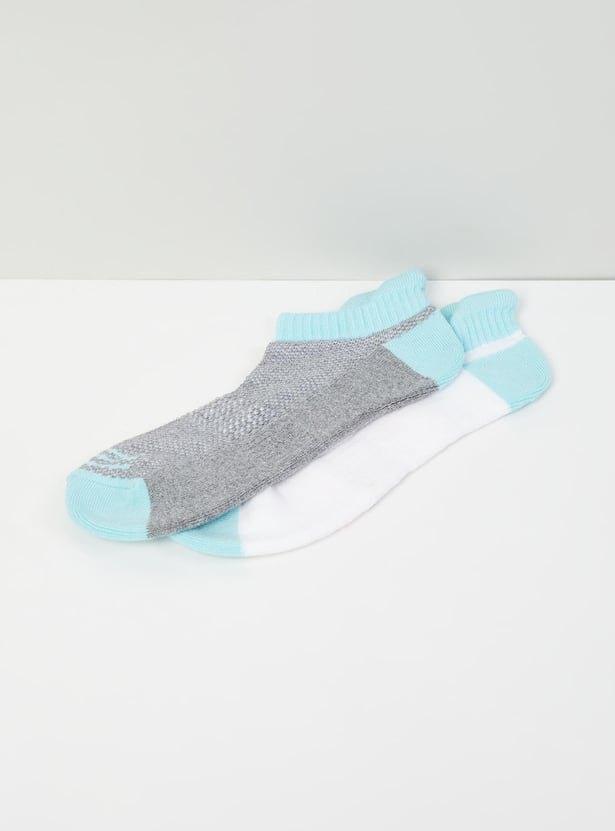 Girls Colourblocked Socks- Pack of 2