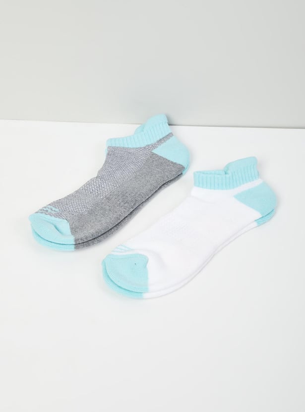 Girls Colourblocked Socks- Pack of 2